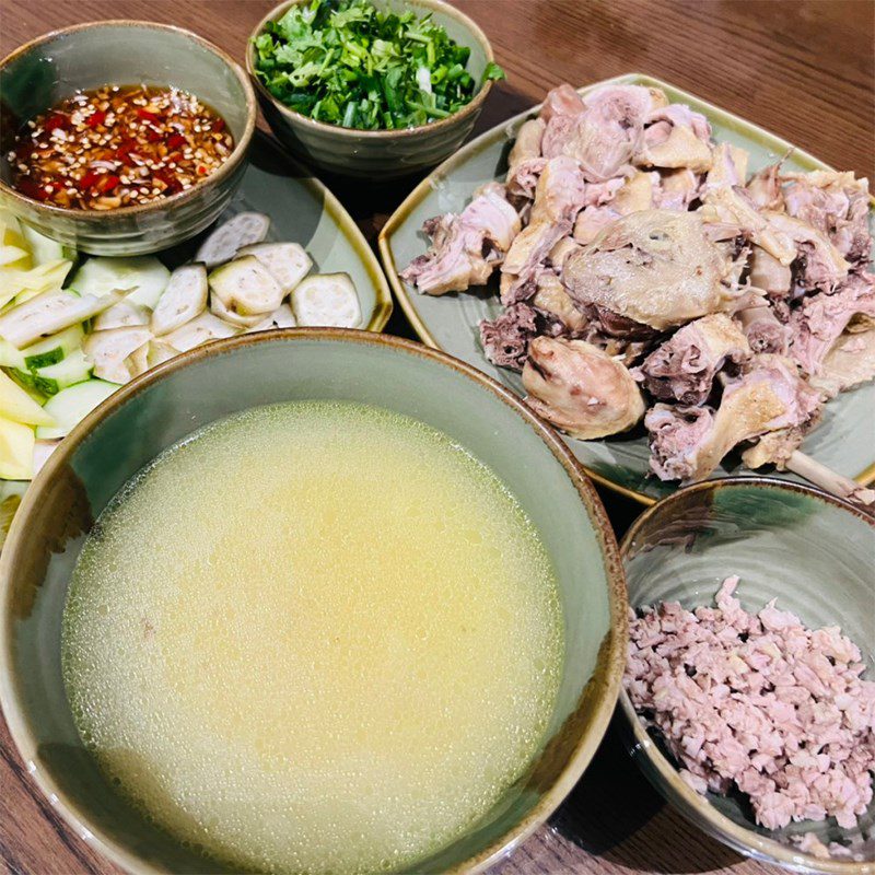 Step 3 Final product Duck porridge