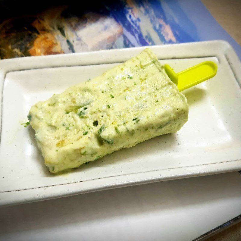 Step 4 Final Product Avocado Ice Pop
