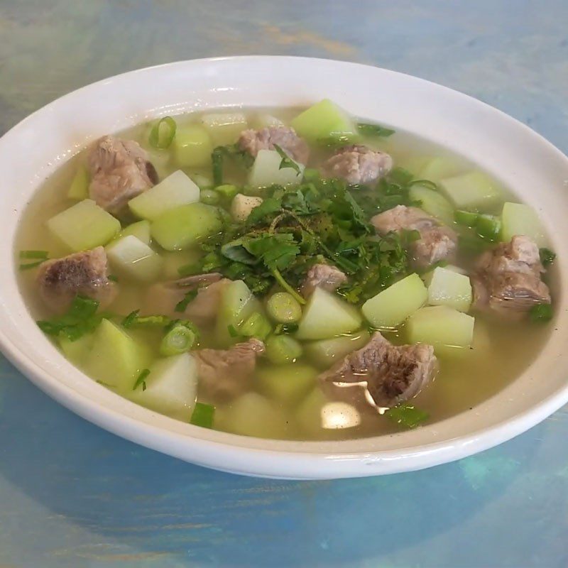Step 4 Final Product Chayote and Ribs Soup