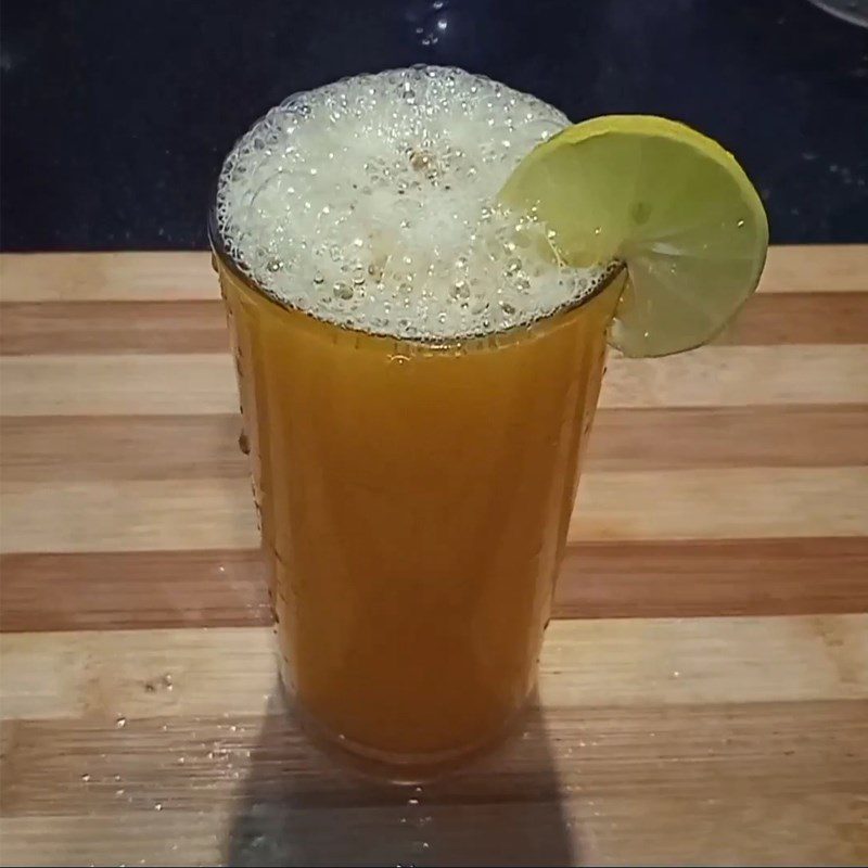 Step 4 Final product Passion fruit mint juice