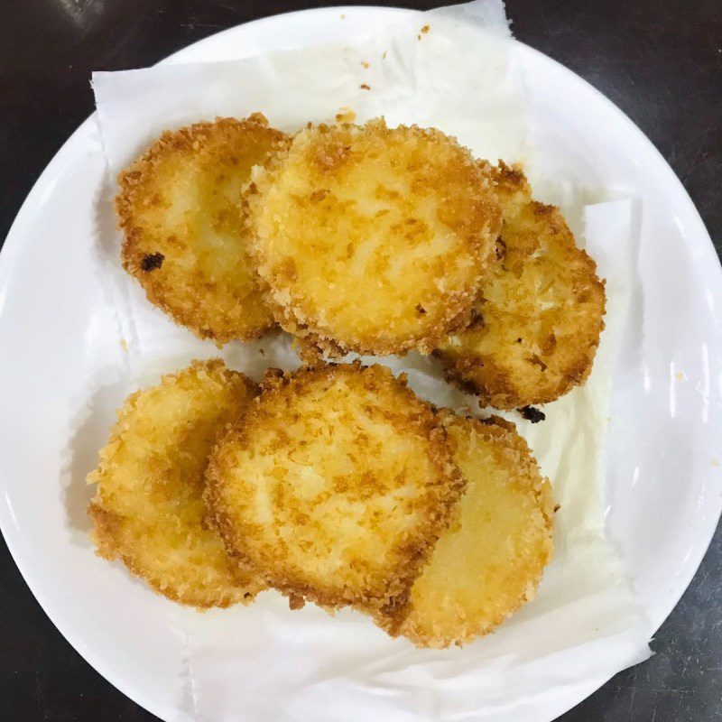 Step 5 Finished Product Crispy Fried Tofu (recipe shared by user)