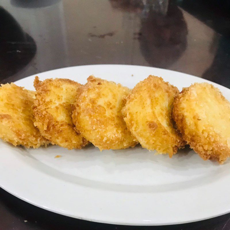 Step 5 Finished Product Crispy Fried Tofu (recipe shared by user)