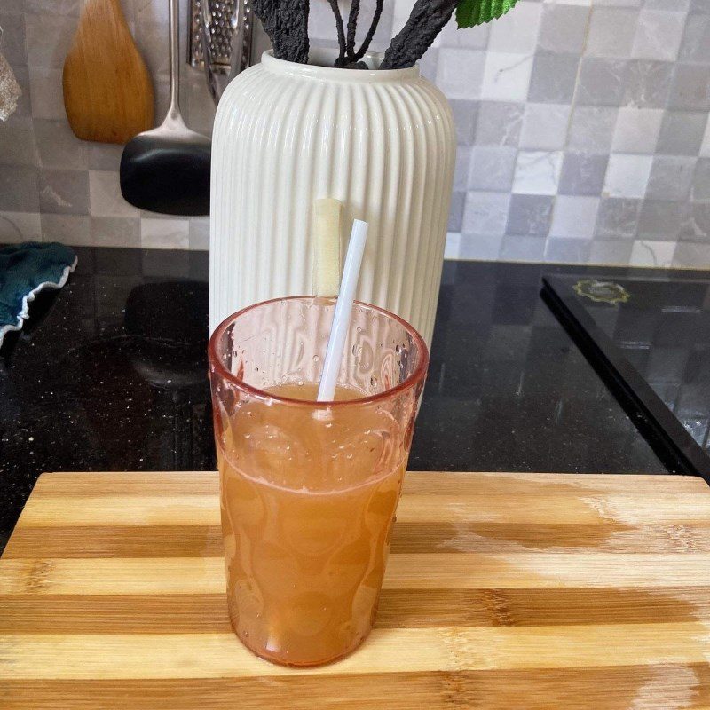 Step 4 Final product Apple juice