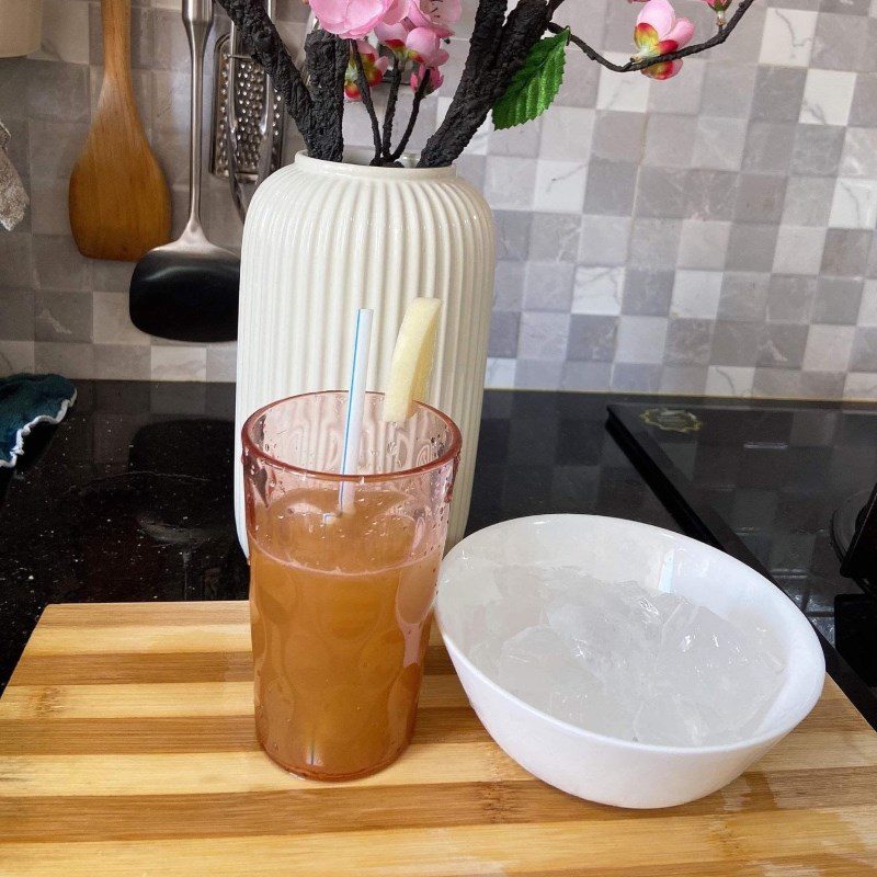 Step 4 Final product Apple juice