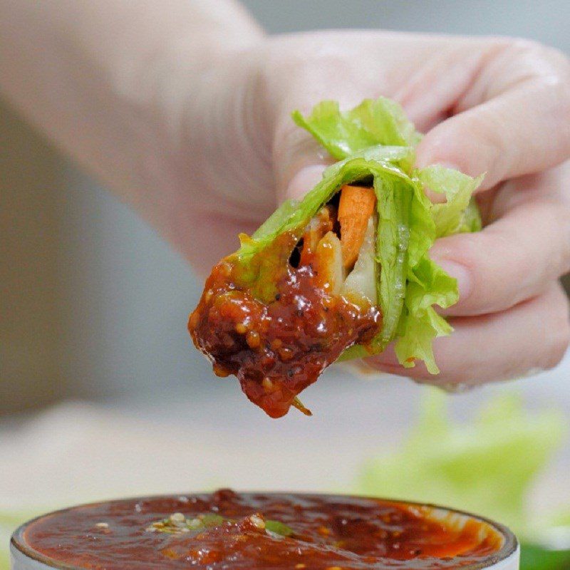 Step 3 Final product Korean dipping sauce for grilled meat