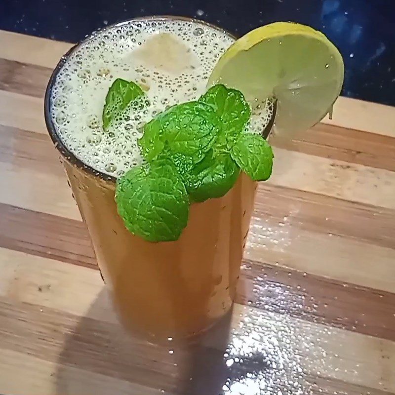 Step 4 Final product Passion fruit mint juice