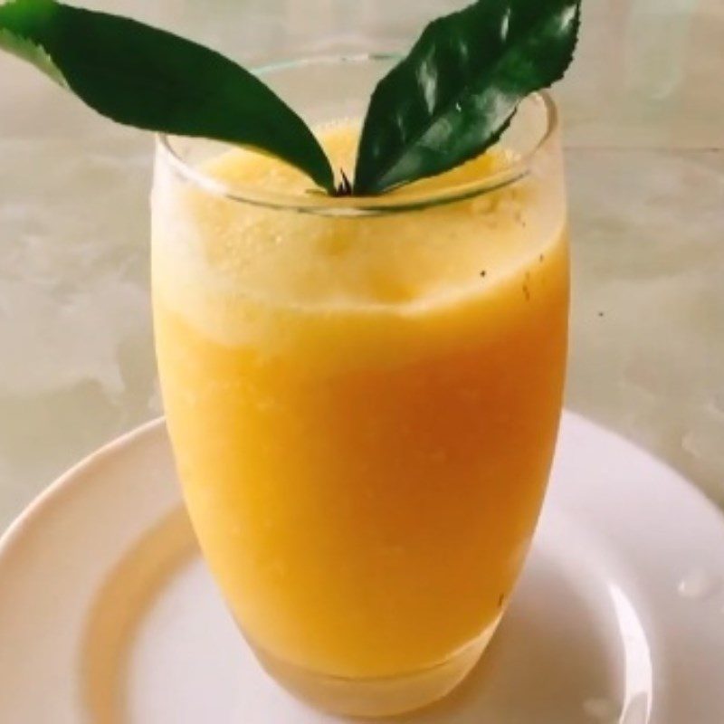Step 3 Final Product Pineapple (thơm) yogurt smoothie