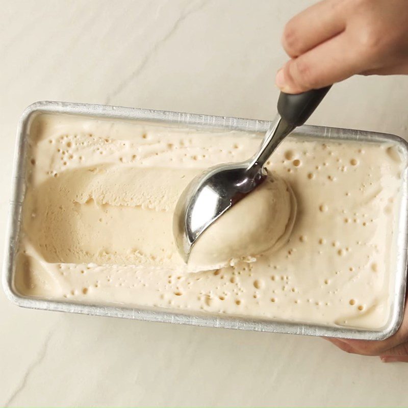 Step 5 Final Product Cheese Ice Cream - cheese ice cream