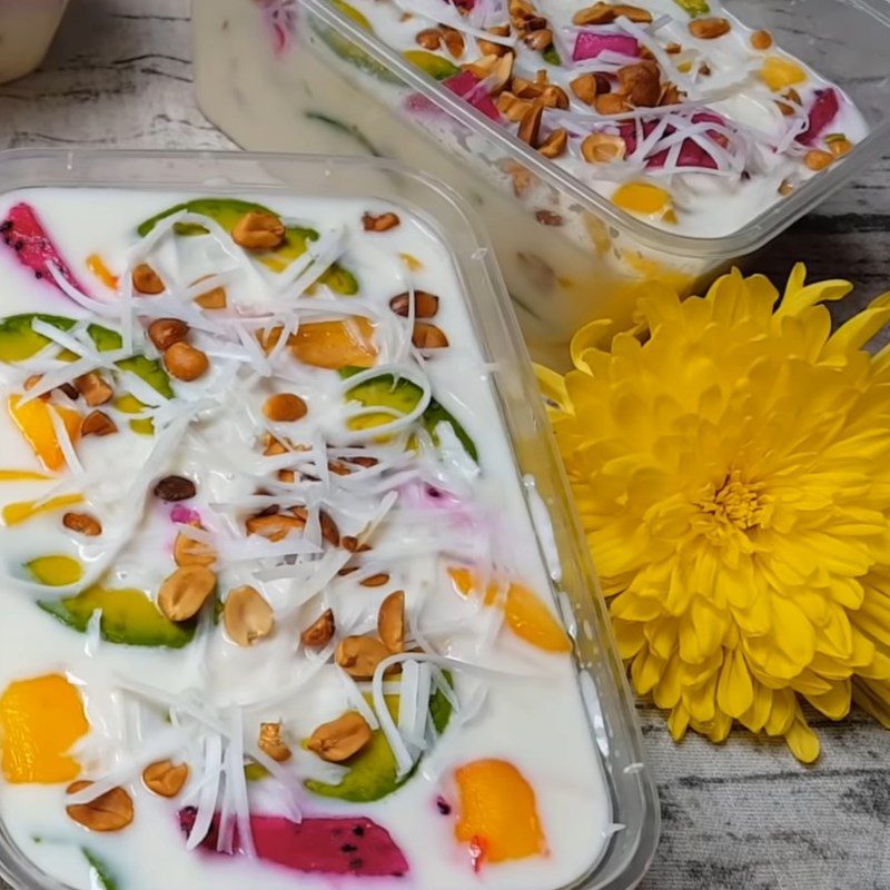 Step 5 Final Product Fruit Yogurt Ice Cream with Coconut Base