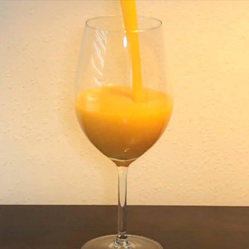 Step 4 Final product Mango juice