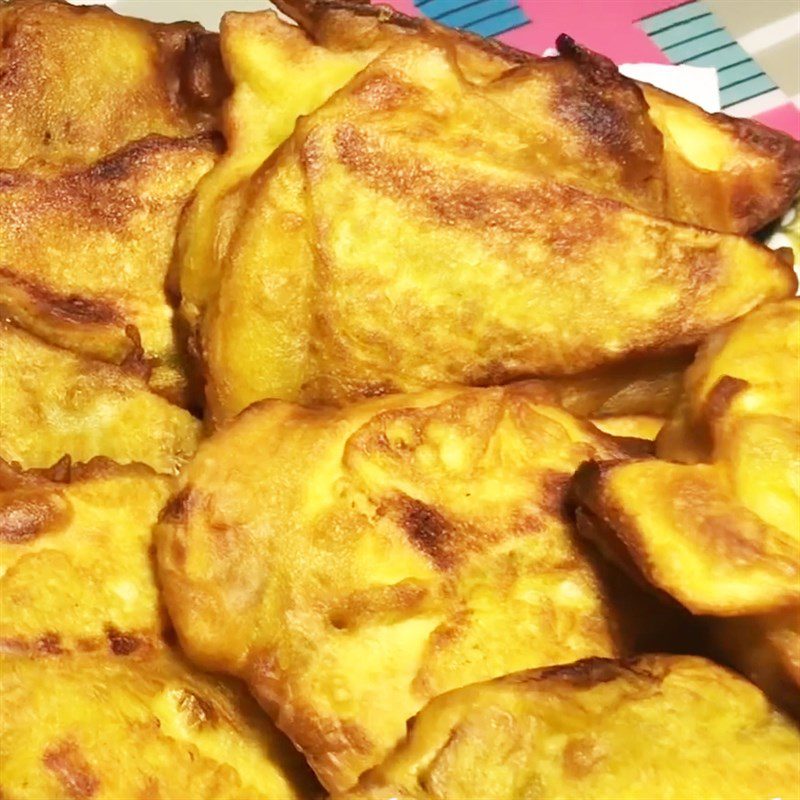 Step 7 Final product Banana sweet potato coconut fried cake