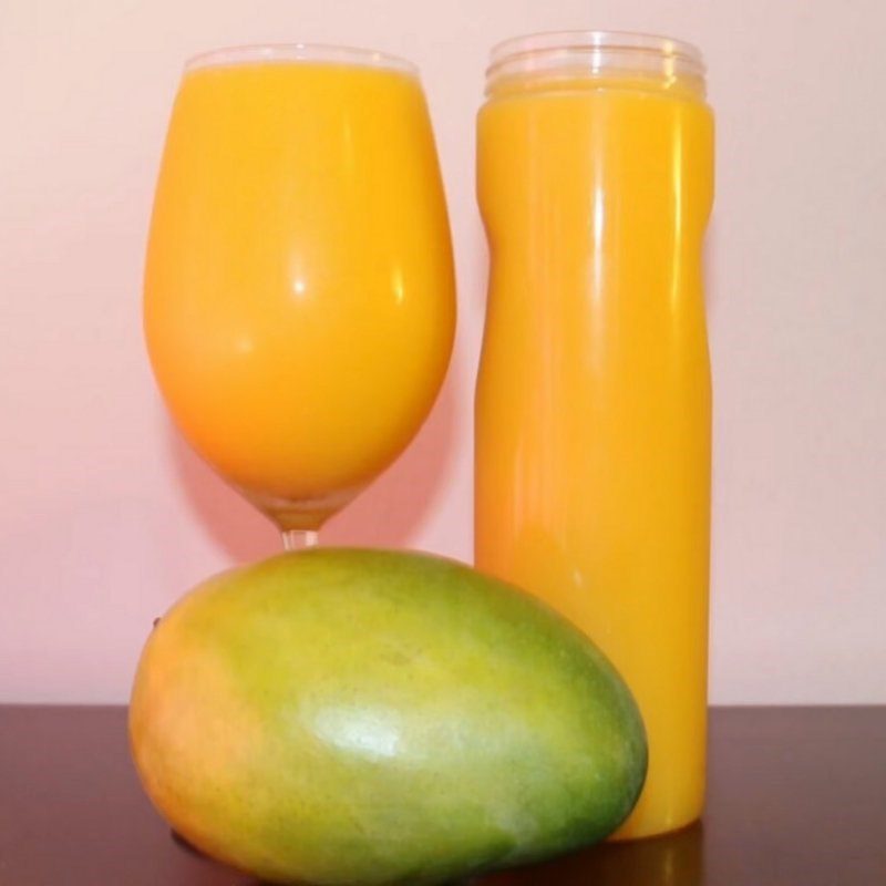 Step 4 Final product Mango juice