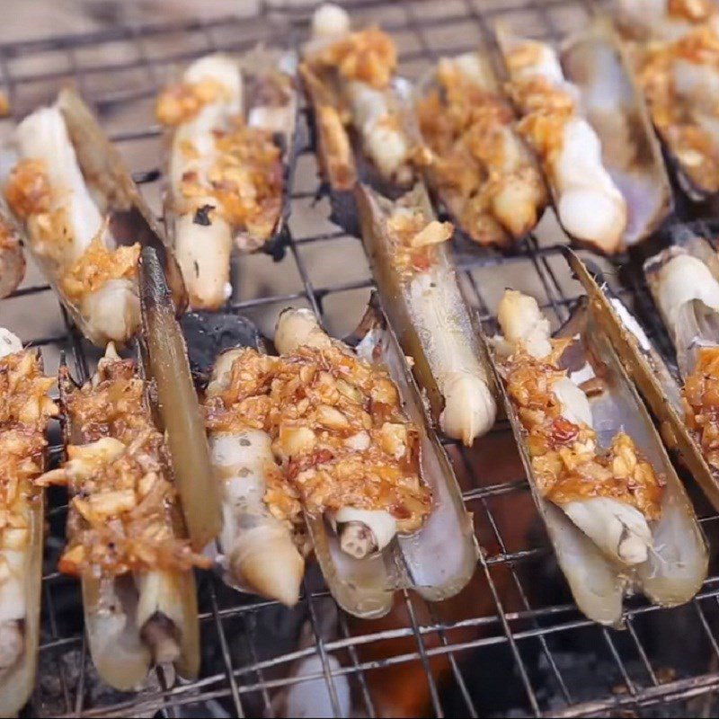 Step 4 Final Product Grilled Clams with Satay