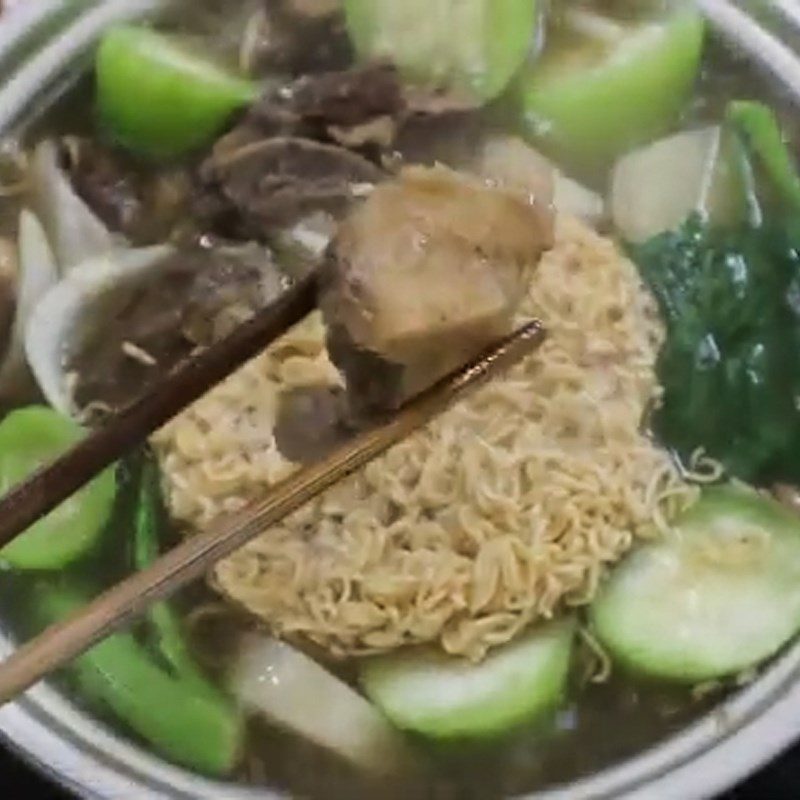 Step 5 Final product Buffalo hot pot with lemongrass