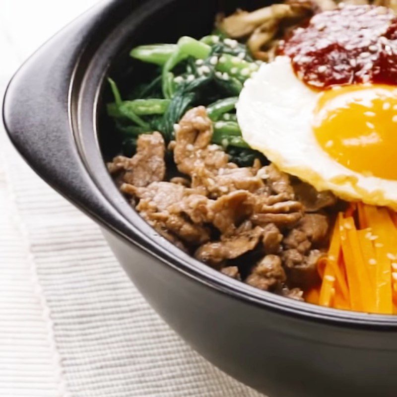 Step 6 Final Product Korean Bibimbap