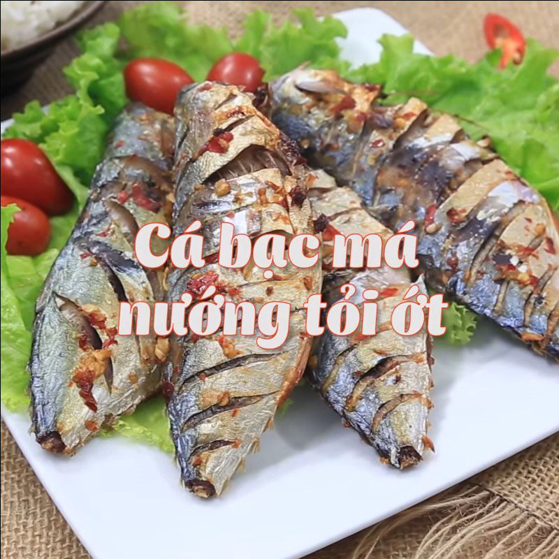 Step 4 Final Product Grilled Mackerel with Garlic and Chili