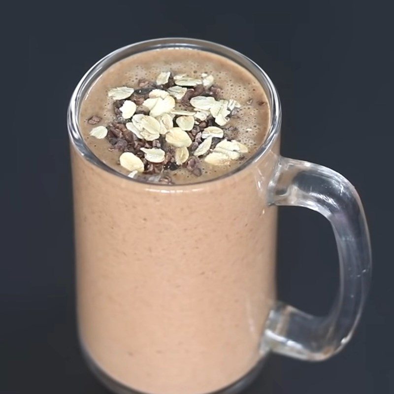 Step 3 Final product Oatmeal smoothie