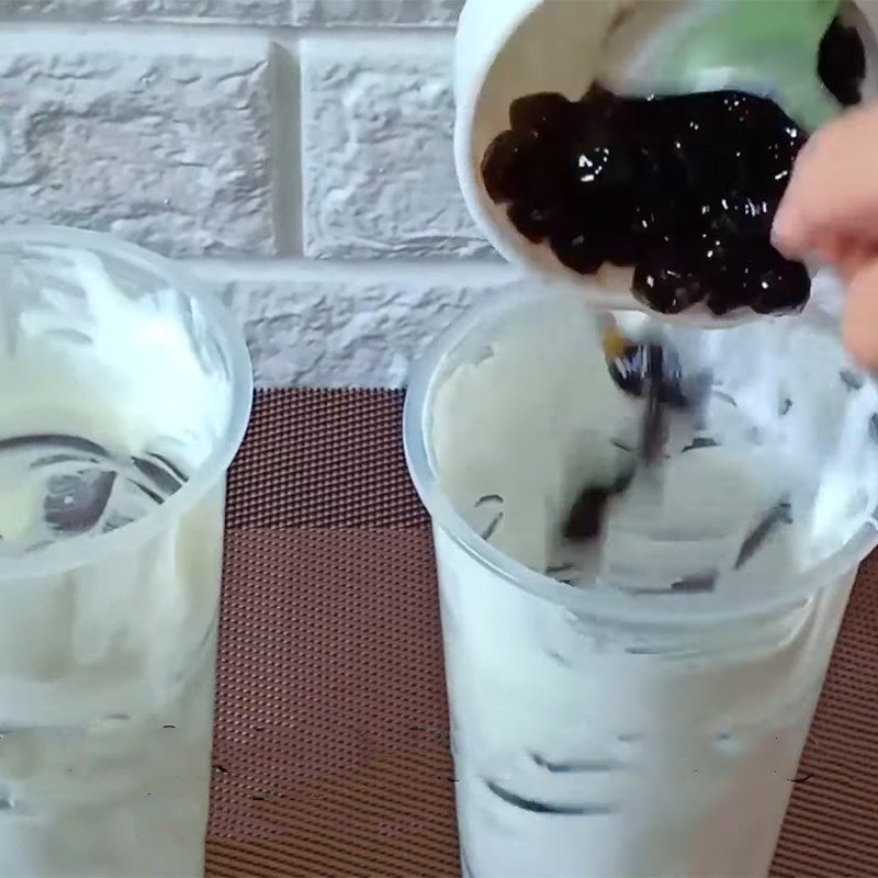 Step 4 Completion Milo Milk Tea Cream Cheese