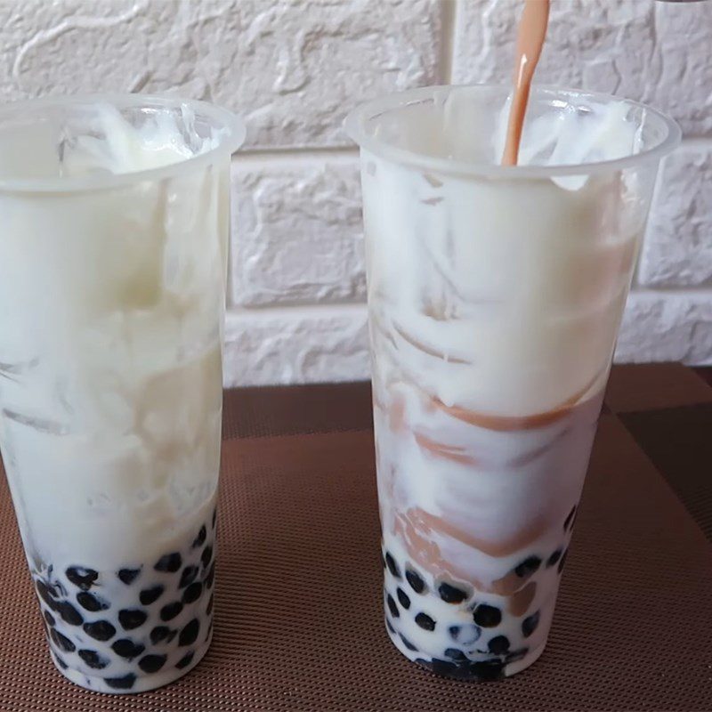 Step 4 Completion Milo Milk Tea Cream Cheese