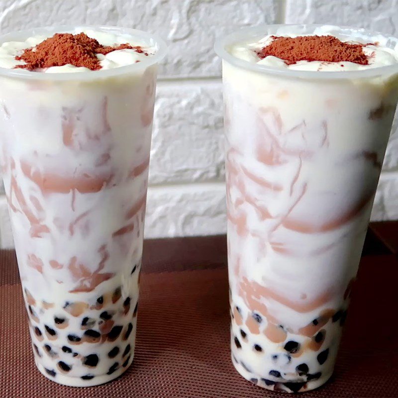 Step 5 Final Product Milo Milk Tea Cream Cheese