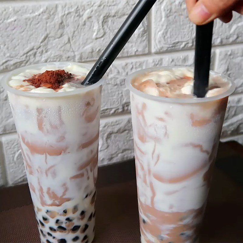 Step 5 Final Product Milo Milk Tea Cream Cheese