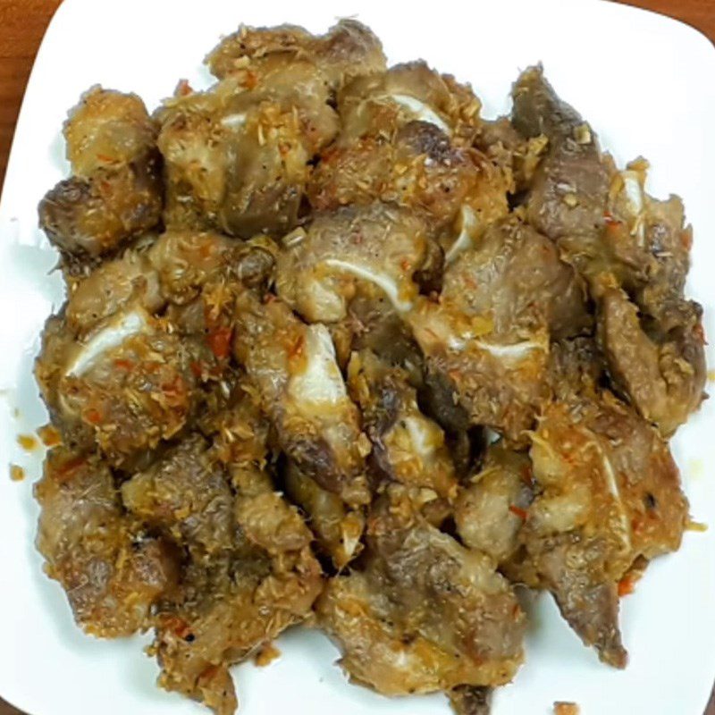 Step 5 Final Product Stir-fried Ribs with Lemongrass and Chili