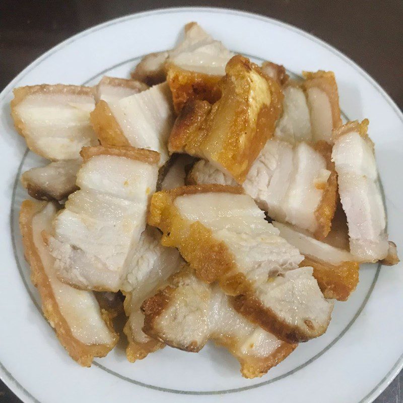 Step 4 Final product Crispy fried pork