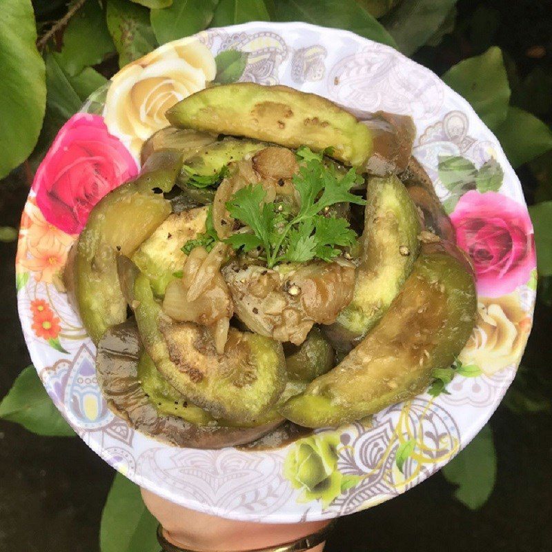 Step 3 Final Product Stir-fried Eggplant with Garlic