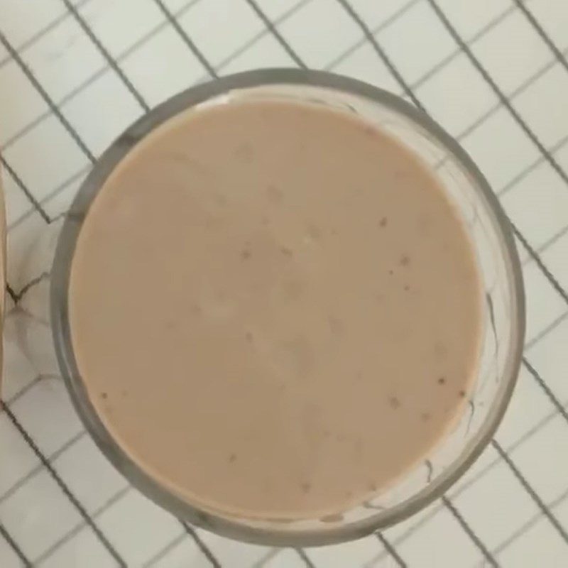 Step 3 Final product of Avocado Strawberry Coconut Milkshake