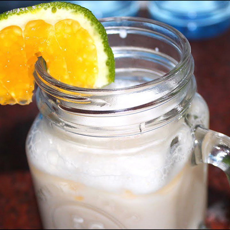 Step 4 Final product Yogurt Orange
