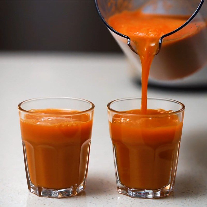 Step 3 Final product Celery Apple Carrot Juice