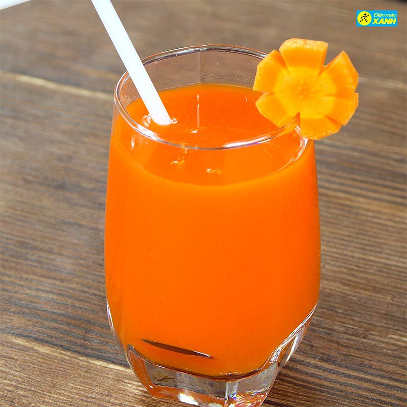 Step 3 Final Product Carrot juice using blender