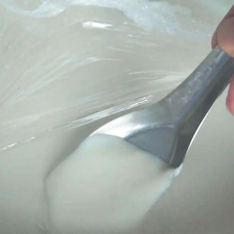Step 4 Final product Yogurt made from condensed milk and powdered milk