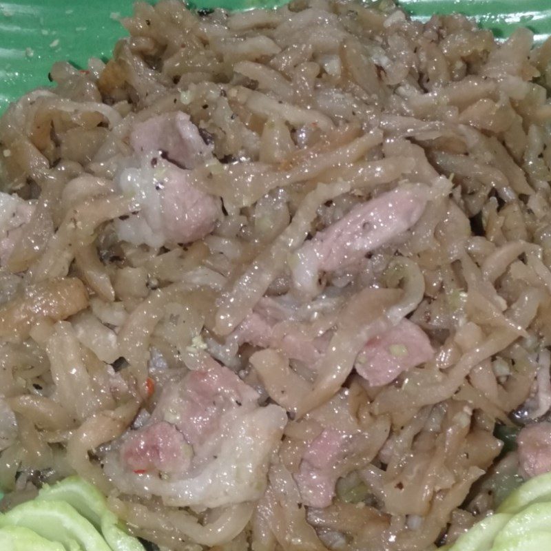 Step 3 Finished Product Stir-fried pickled radish with minced meat