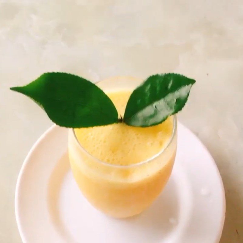 Step 3 Final Product Pineapple (thơm) yogurt smoothie
