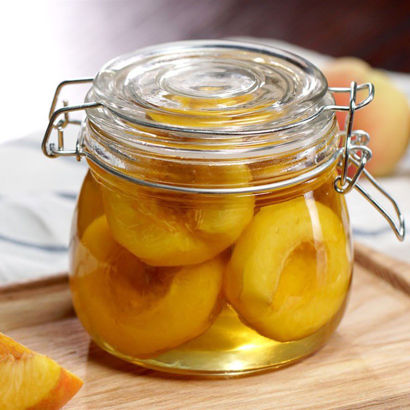 Step 5 Final product Soaked peaches