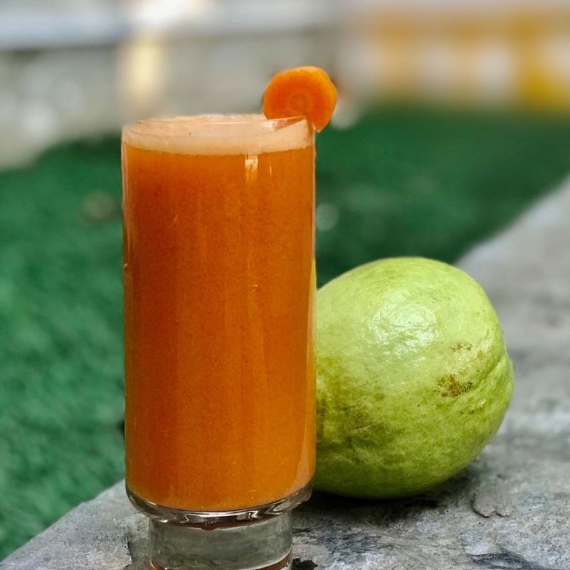 Step 4 Final Product Guava Carrot Juice