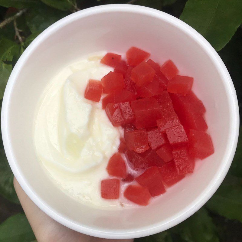 Step 3 Final Product Watermelon Jelly (recipe shared by users)
