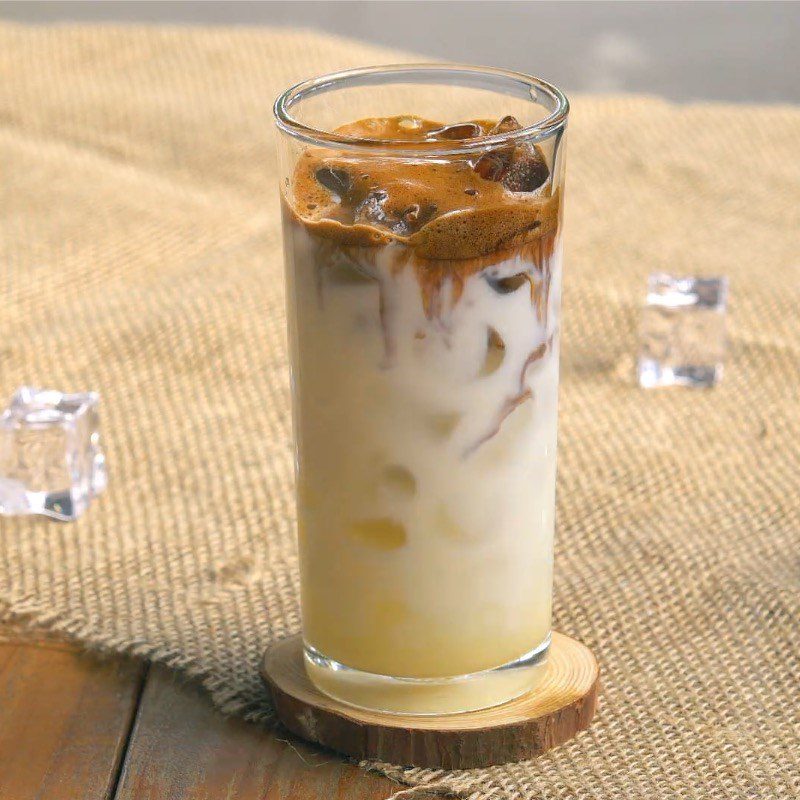 Step 4 Final product Fresh milk coffee