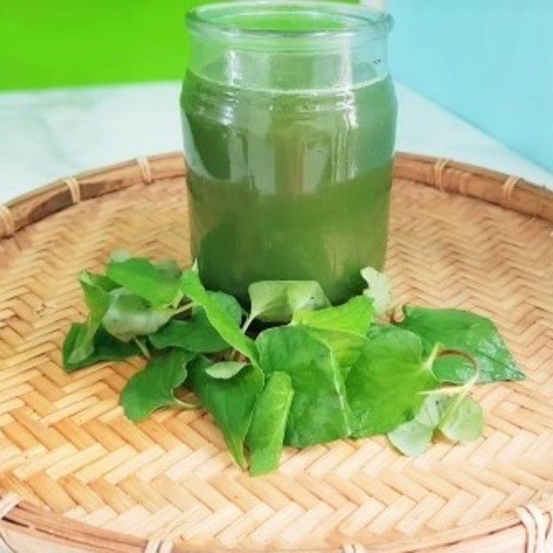 Step 3 Final product Fish mint juice