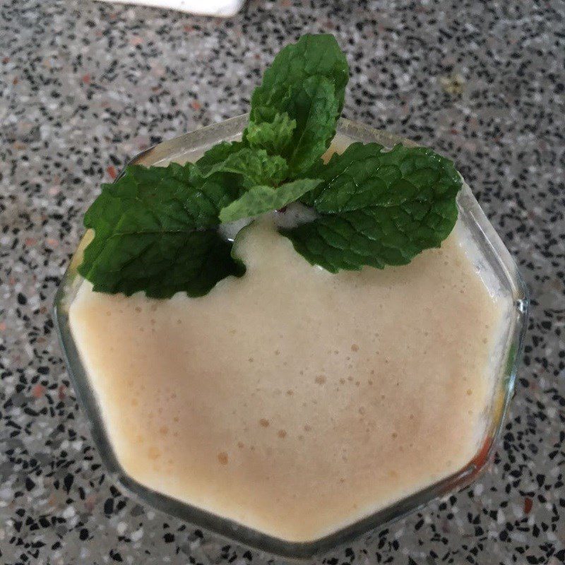 Step 3 Final Product Apple condensed milk smoothie