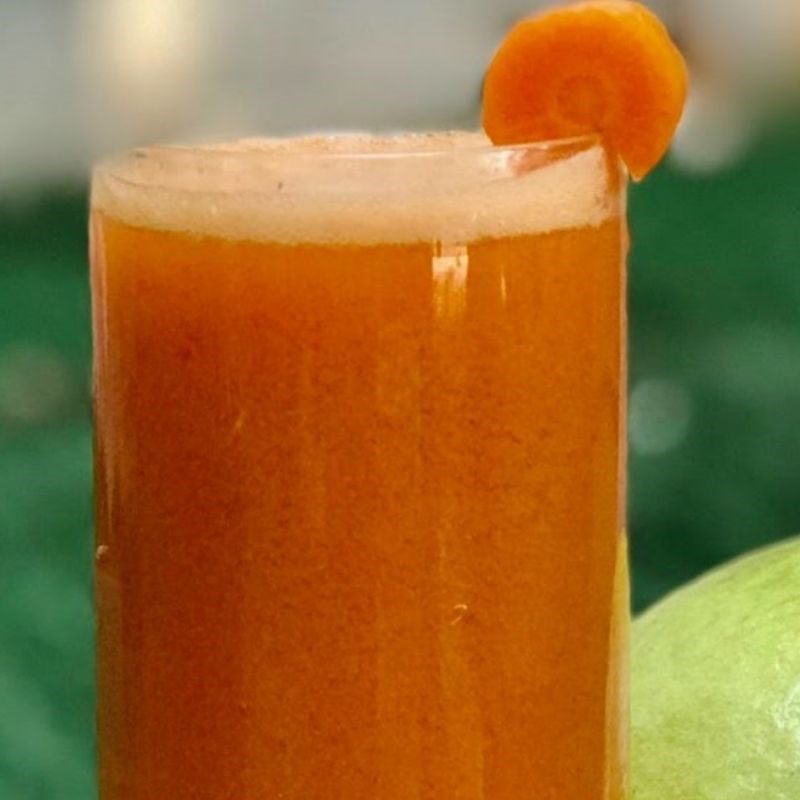 Step 4 Final Product Guava Carrot Juice
