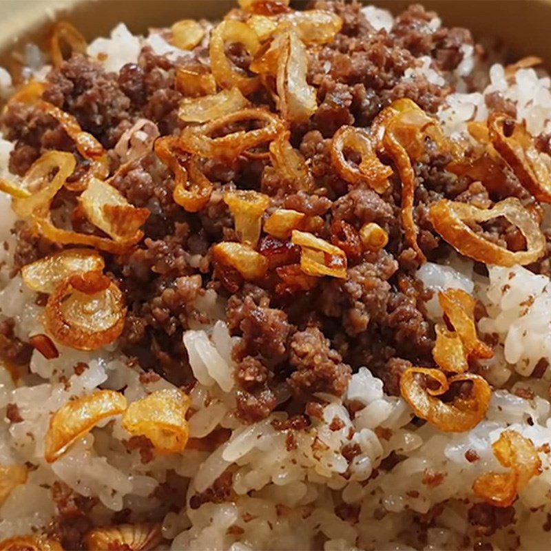 Step 6 Final product Pigeon sticky rice