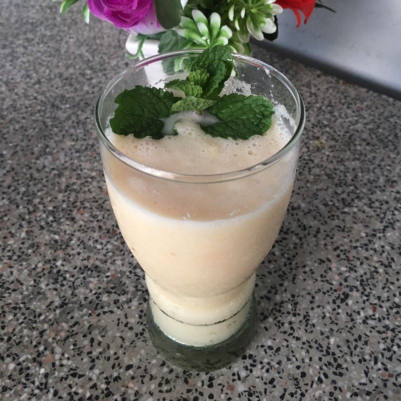 Step 3 Final product Apple yogurt smoothie