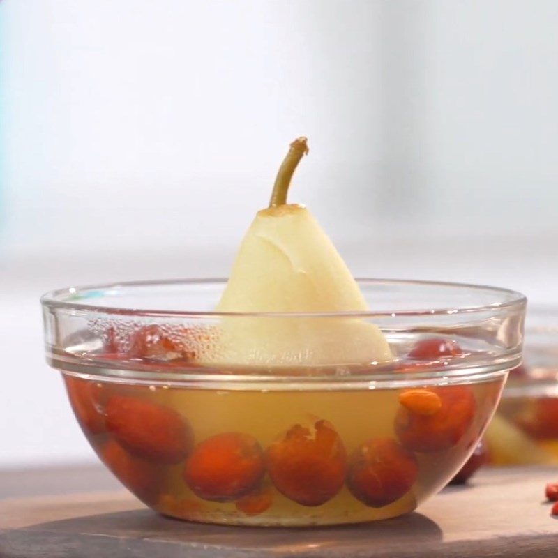 Step 3 Final Product Red apple pear dessert