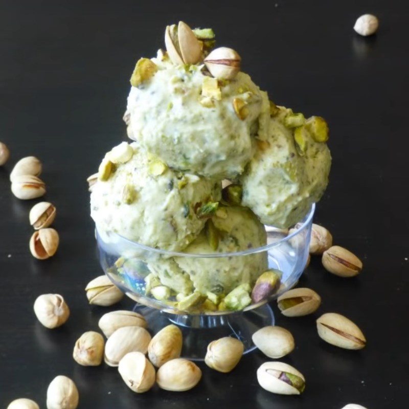 Step 5 Final Product Pistachio ice cream
