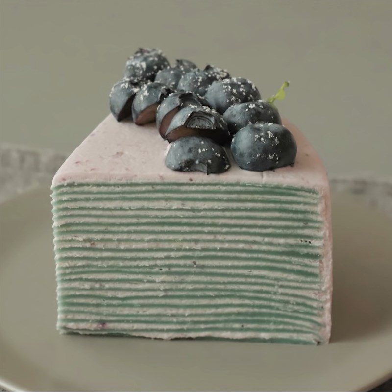 Step 7 Final Product Blueberry Thousand Layer Crepe