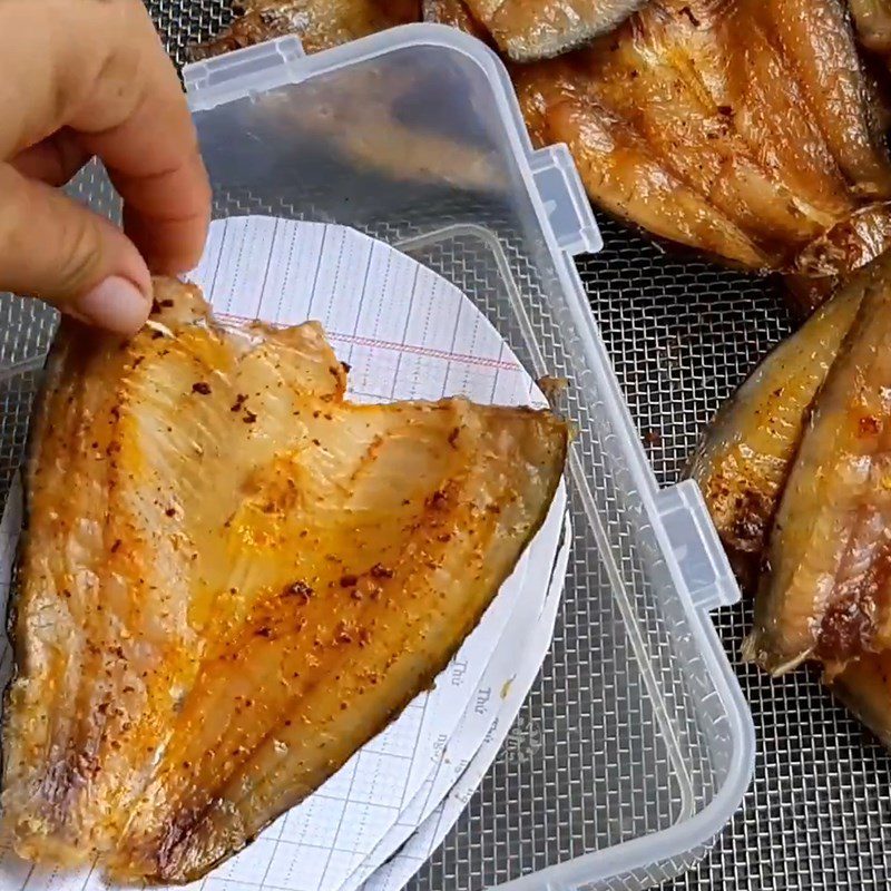 Step 4 Final Product Dried linh fish