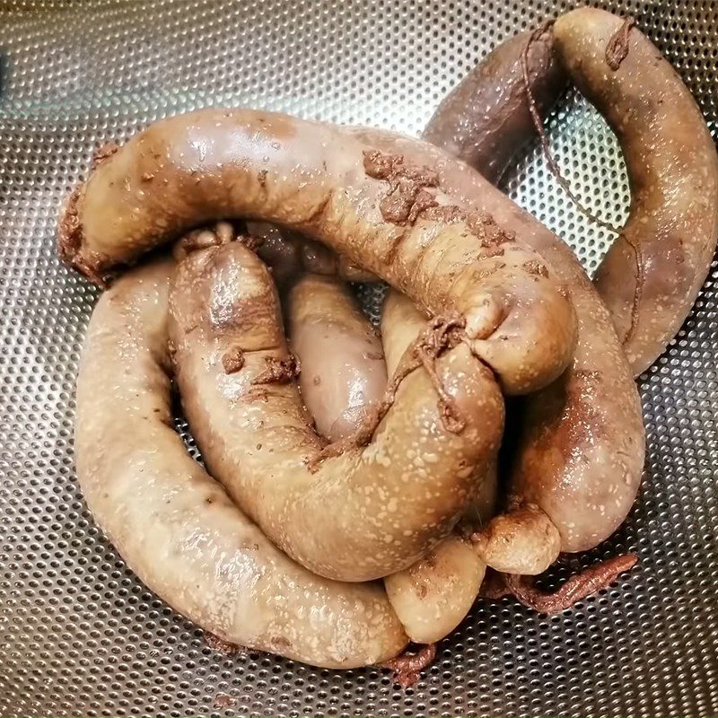 Step 6 Boiling the sausage Boiled sausage