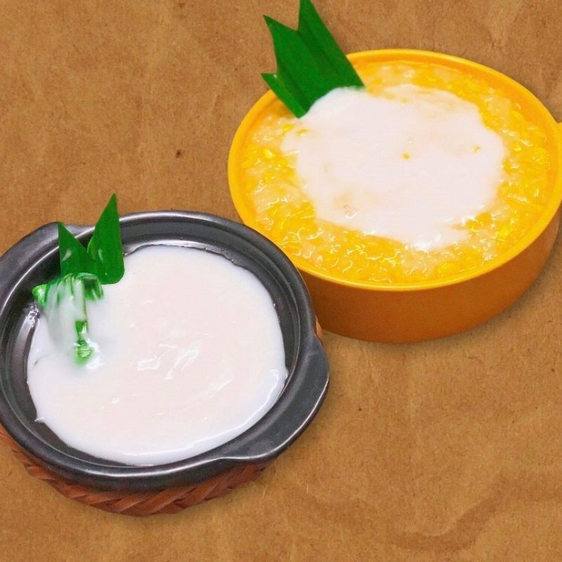 Step 5 Final product of corn pudding with sticky rice (recipe shared by a user)